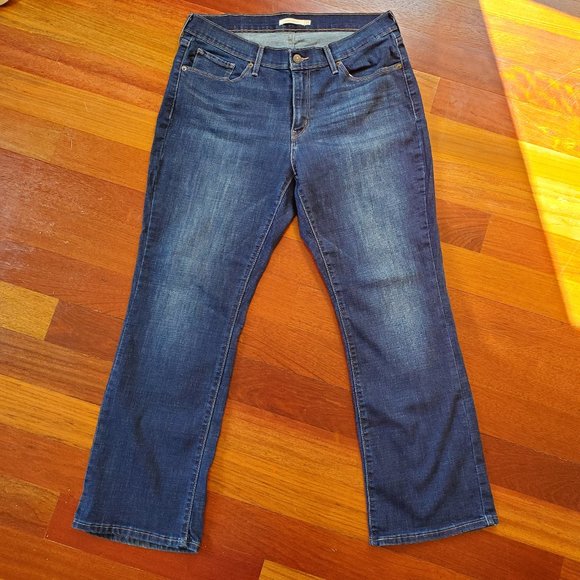 Levi's Denim - Levi's Curvy Boot Cut Dark Wash Jeans Size 33